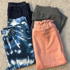 Garanimals Kids Sweatpants & Joggers Set - Blue Tie-Dye, Gray, Peach